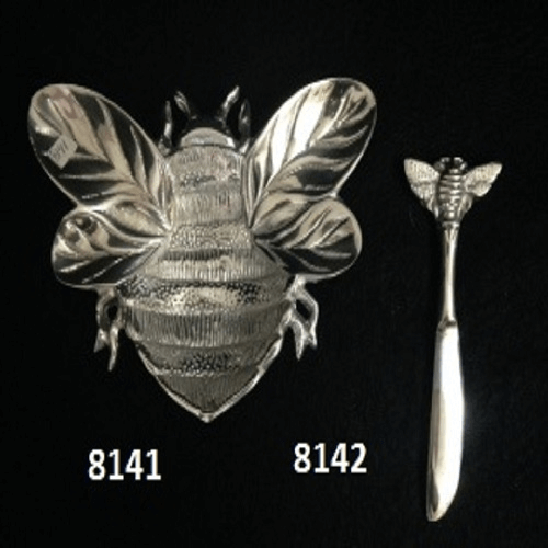 Pewter Snack Platters - BEE SNACK PLATTER MINI